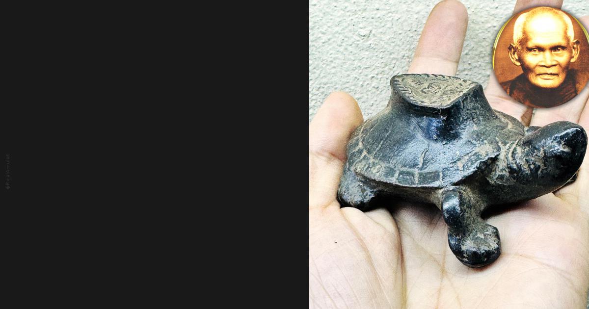 Old Lucky Wealth Turtle Jaosua Rich Millionaire JinDaMani Boon Thai ...