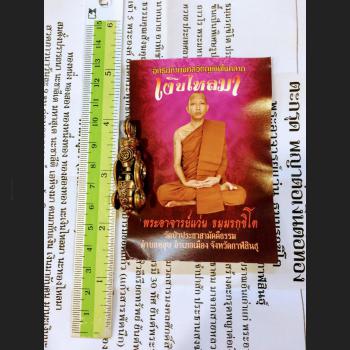 Takrut Wasp Fast Rich Money Magic Up Fortune Wan Pendant Lucky Thai Amulet #0002