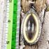 Leklai Naga Eye Gems Stone Cave Limpid Healing Crystal Rugby Thai Amulet #0054