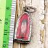 Naga Eye Stone Leklai Claw Magic Pendant Protection Lucky Red Thai Amulet #0064