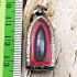 Naga Eye Stone Healing Energy Wealth Leklai Claw Protect Purple Thai Amulet 0065