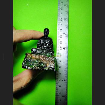 NATURAL THAI LEKLAI AMULET UMKLUM CAVE STONE STATUE MEDITATION SOMDEJ TOH