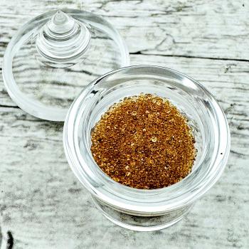 Sarira Relic Stone Holy Stupa Lucky Fortune Protection Orange Thai Amulet #0117