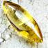 CRYSTAL HEALING STONE ENERGY NAGA EYE LEKLAI CLAW THAI AMULET YELLOW QUARTZ