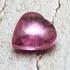 Leklai Naga Eye Pendant Stone Heart Love Charm Lucky Pink Rose Thai Amulet #0145