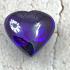 Leklai Naga Eye Pendant Stone Heart Love Protect Lucky Purple Thai Amulet #0146