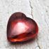 Leklai Naga Eye Pendant Stone Heart Love Power Magic Lucky Red Thai Amulet #0147