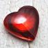 Leklai Naga Eye Pendant Stone Heart Love Power Magic Lucky Red Thai Amulet #0147