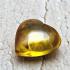 Leklai Naga Eye Lucky Stone Heart Money Gambling Crystal Yellow Thai Amulet 0160