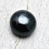 LEKLAI NAGA EYE CRYSTAL GEMS HEALING STONE LUCKY THAI AMULET BUTTON BLACK ROUND