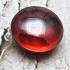 Naga Eye Leklai Crystal Healing Stone Protection Buttons Red Thai Amulet #0198