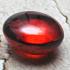 Naga Eye Leklai Crystal Healing Stone Protection Buttons Red Thai Amulet #0198