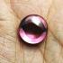 Natural Crystal Gems Stone Naga Eye Leklai Love Luck Pink Round Thai Amulet 1414