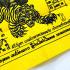 Holy Cloth Flag Yellow Protection Lp Pern WatBangpha Ride Tiger Thai Amulet 2124