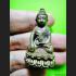 MINIATURE BELL BHDDHA PHAKRING TOUCH EARTH LUCKY SUCCESS THAI AMULET 108MASS CHANT WATBAWORN