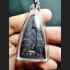 BRONZE TRIANGLE PROTECTION LUCK HARMLESS MINI STATUE LP TUAD THAI AMULET LP DANG BE2008