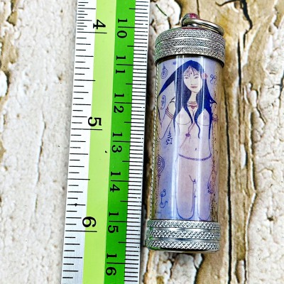 Namanpai Oil Dokthong Lady Sex Attraction Love Kwanchai Be2551 Thai Amulet #7330