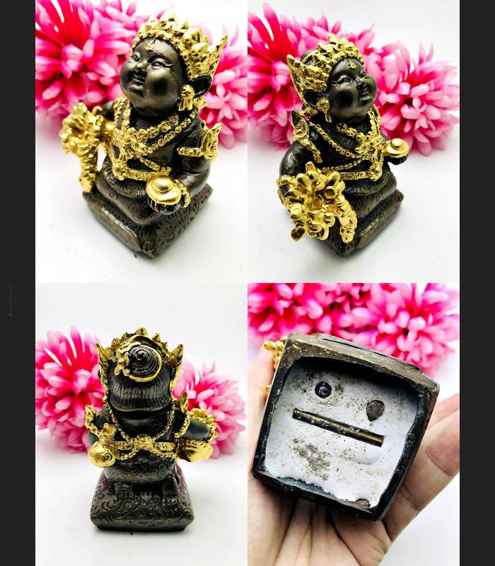 LUCKY GIRL STATUE GUMAREE THAI AMULET CATCH RICHLY WEALTH MONEY KB SUBIN