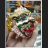 HANUMAN KHON MONKEY KING MASK HEAD VICTORY WIN BOSS LEADER THAI AMULET LP PERN SMALL 7394