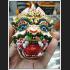 HANUMAN KHON MONKEY KING MASK HEAD VICTORY WIN BOSS LEADER THAI AMULET LP PERN SMALL 7394