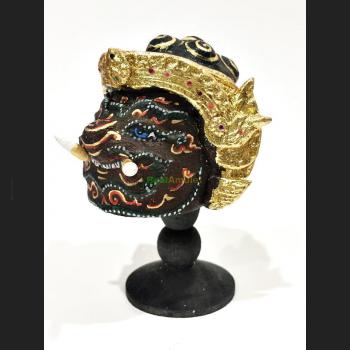 PHAPILAB HEAD KHON MASK MASTER PRESTIGE LERSRI THAI AMULET LP PERN SMALL