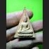 OLD THAI REAL AMULET TABLET CLAY TRIANGLE NANGPHAYHA LP YEAM POWERFUL QUEEN