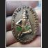 LERSRI HERMIT TEACHING WORLD TIGER SKIN HAIR HEALING PREVENT DISEASE ANTI SICKNESS THAI AMULET LP EING BE2553 AC AMNAJ X 7493