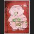 CLOTH FLAG GUMAN THEP BOY SPIRIT THAI AMULET LP NEN RED EAT FETUS BE2554 7513