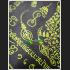 CLOTH FLAG GREAT MERCY ATTRACT LOVE LUST KHUNPAEN GOLD FACE SUBIN BE2554 THAI AMULET BROWN 7652