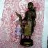 LARGE BRONZE STATUE SIWALEE WEALTHY RICH LUCKY THAI AMULET LP KALONG 2009 FIRST BATCH