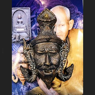 LERSRI HERMIT DEITY FACE HEAD THAI AMULET CROWD PULL POPULAR CONTROL LP NONG 8219