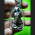 MAGIC SCORPION RIDER MONK BRONZE STATUE LUCKY AMULET THAI REAL KUBA DHAMA