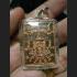 MEDAL PENDANT CHARMING GOLDEN FACE GOD BUDDHA AMULET THA REAL AJHAN KOM 8411
