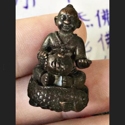 GUMAN THONG LP PING AMULET THAI LUCKY CHARM REAL 8507