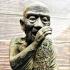 Large 23Cm Bronze Statue Kalong Be2552 Boar Pig Change Fortune Thai Amulet #8512