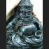 THAI AMULET BRONZE STATUE RAHU SWALLOW MOON GAMBLING LUCK BLACK LP KEY HIGH 6 INCH