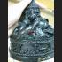 THAI AMULET BRONZE STATUE RAHU SWALLOW MOON GAMBLING LUCK BLACK LP KEY HIGH 6 INCH