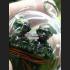 LOKOK DOUBLE TWIN GHOST SPIRIT AMULET THAI REA, IN LUCKY OIL KUBA DHAMA 8543