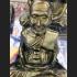 Old Large Bronze Monk Statue Meditation Lp Tuad 4x6 Inch Be2539 Thai Amulet 8588