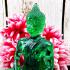Meditation Buddha Statue Peaceful Smile Home Decoration Green Thai Amulet #9001