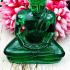 Meditation Buddha Statue Peaceful Smile Home Decoration Green Thai Amulet #9001