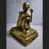 LARGE BUCHA LUCKY RICH SMOKING BUDDHA MODEL FIGURE METAL AMULET LP SUANG MONK