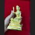 AMULET BRONZE STATUE LADY GIRL BECKON BUSINESS CATCH MONEY RICHLY 14CM GOLD