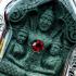 Khunpaen Attract Love Lust Sex Charm Magic Cheen Be2545 Green Thai Amulet #9059