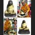 LARGE THAI AMULET HAPPY FAT BUDDHA STATUE MEDITATION GOLD SANKAJAI LP PERN