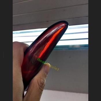 LARGE FANG NAGA EYE GEM STONE LEKLAI AMULET CRYSTAL RED DEITY BLESSED