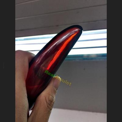 LARGE FANG NAGA EYE GEM STONE LEKLAI AMULET CRYSTAL RED DEITY BLESSED