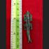 REAL THAI AMULET HOLY GECKO LUCKY GAMBLING 2 TAIL WOOD HAND CARVING LP KEY 9132