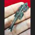 REAL THAI AMULET HOLY GECKO LUCKY GAMBLING 2 TAIL WOOD HAND CARVING LP KEY 9132