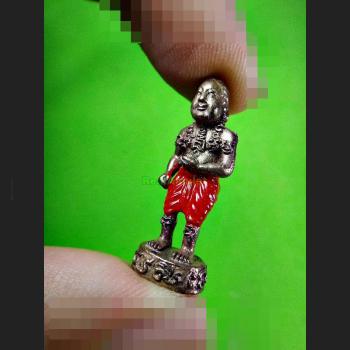 THAI REAL AMULET HUNPAYON ROBOT SPIRIT HEALTHY GUARD FULL ALPHABET LP JUIR 9148